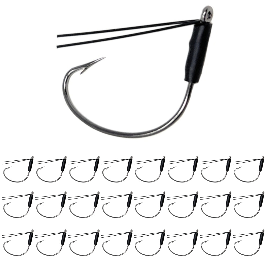 Reaction Tackle Wide Gap Wacky Hooks (25 - PACK) - Get Tight Gear