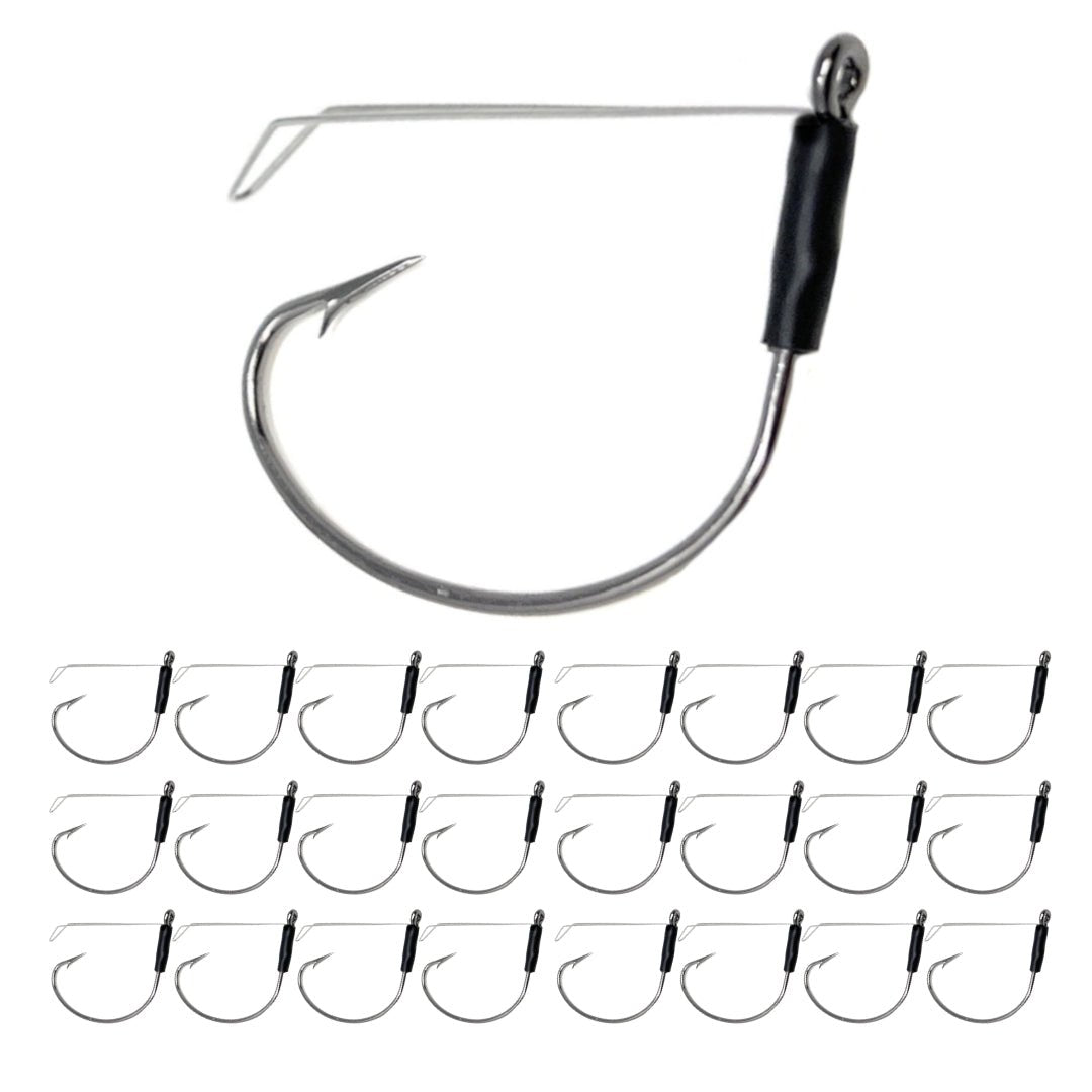 Reaction Tackle Wide Gap Wacky Hooks (25 - PACK) - Get Tight Gear