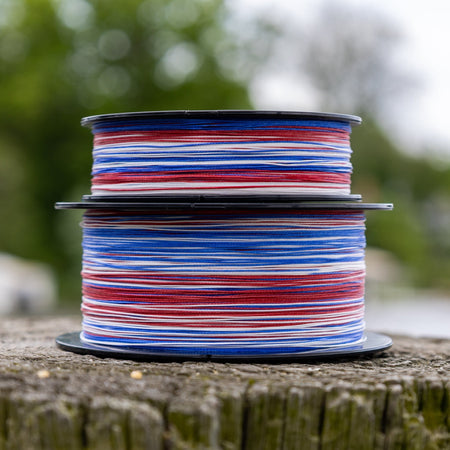 Reaction Tackle X8 Braided Fishing Line - USA Camo 8 Strand - NEW - Get Tight Gear