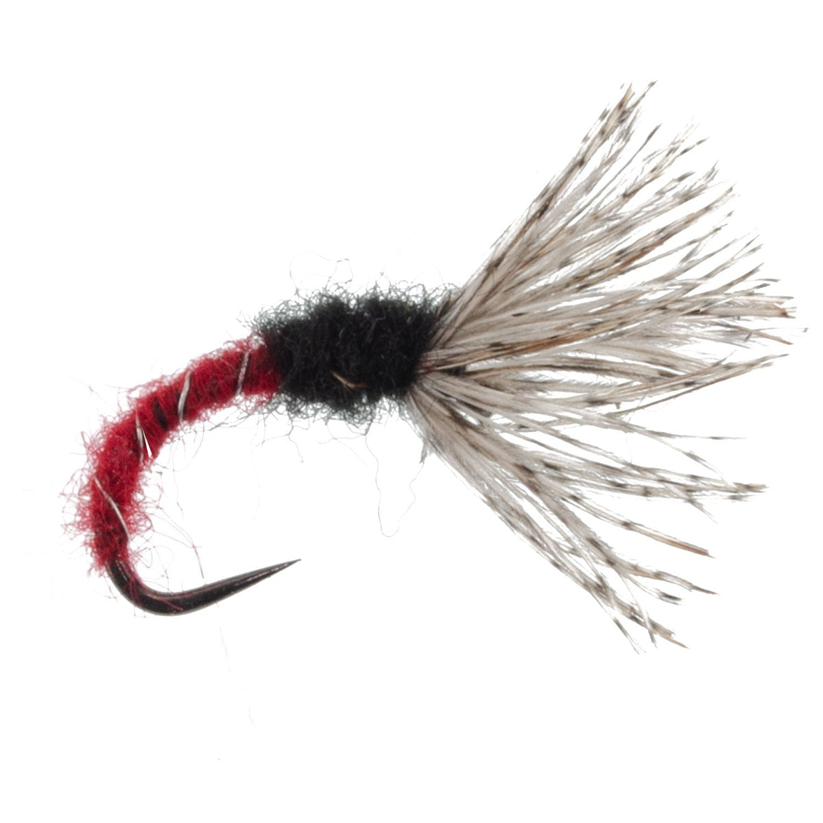 Red Zebra Sakasa Kebari - 12 Tenkara Flies - Size 16 - Get Tight Gear