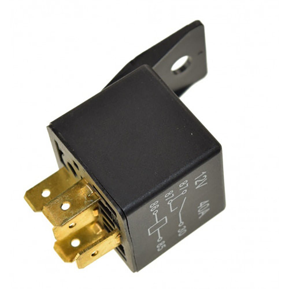Regitar USA Relay w/Tab f/Most Engines: 30AMP, 5 Terminal, Single Pole/Double Throw - Get Tight Gear