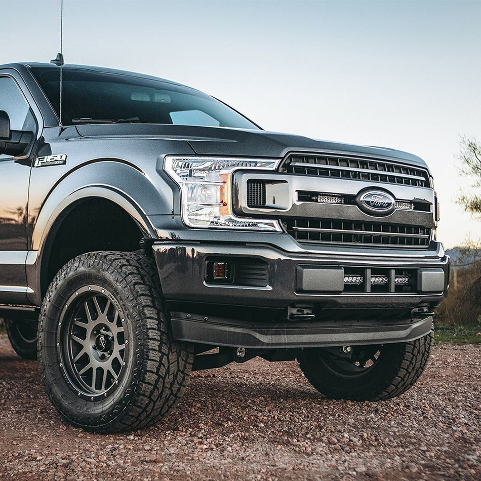 RIGID Industries 2018+ Ford F - 150 Hidden Grille Mount f/6" Lightbar - Black - Get Tight Gear