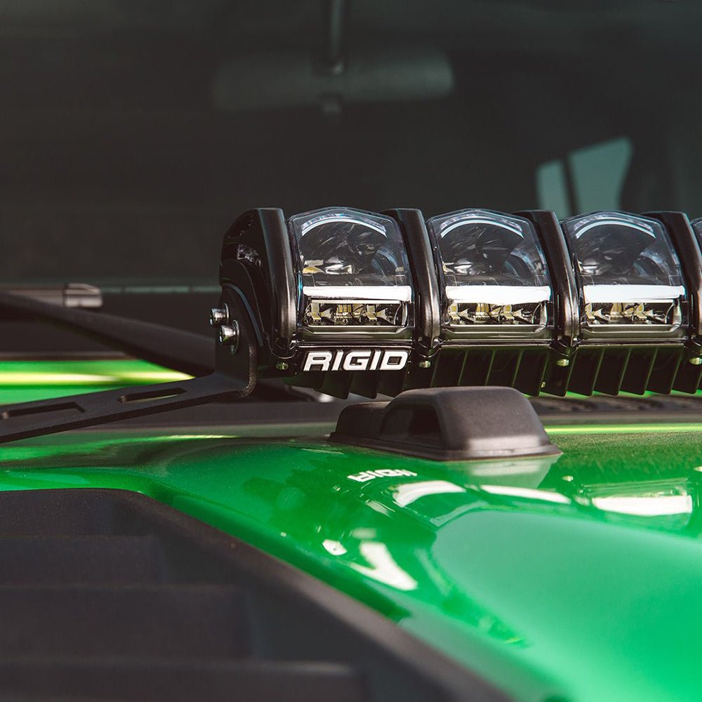 RIGID Industries 2018 Jeep Wrangler JL Adapt Hood Mount f/20" Adapt Lightbar - Get Tight Gear