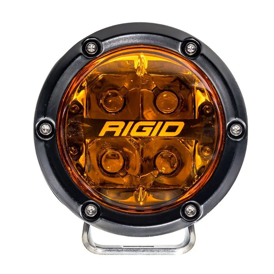 RIGID Industries 360 Series 4" Spot w/Amber Pro Lens - Pair - Get Tight Gear