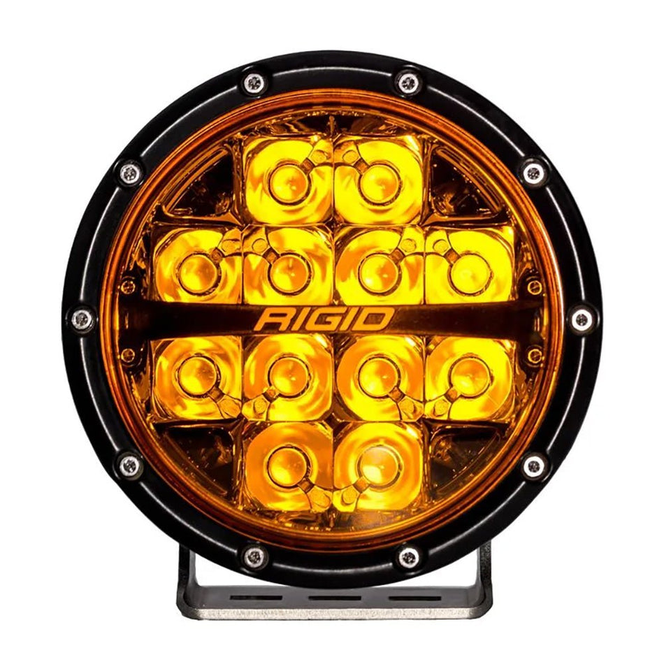 RIGID Industries 360 Series 6" Spot w/Amber Pro Lens - Pair - Get Tight Gear