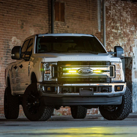 RIGID Industries 6" SR - Series SAE Compliant Fog Light - Black w/Yellow Light - Get Tight Gear