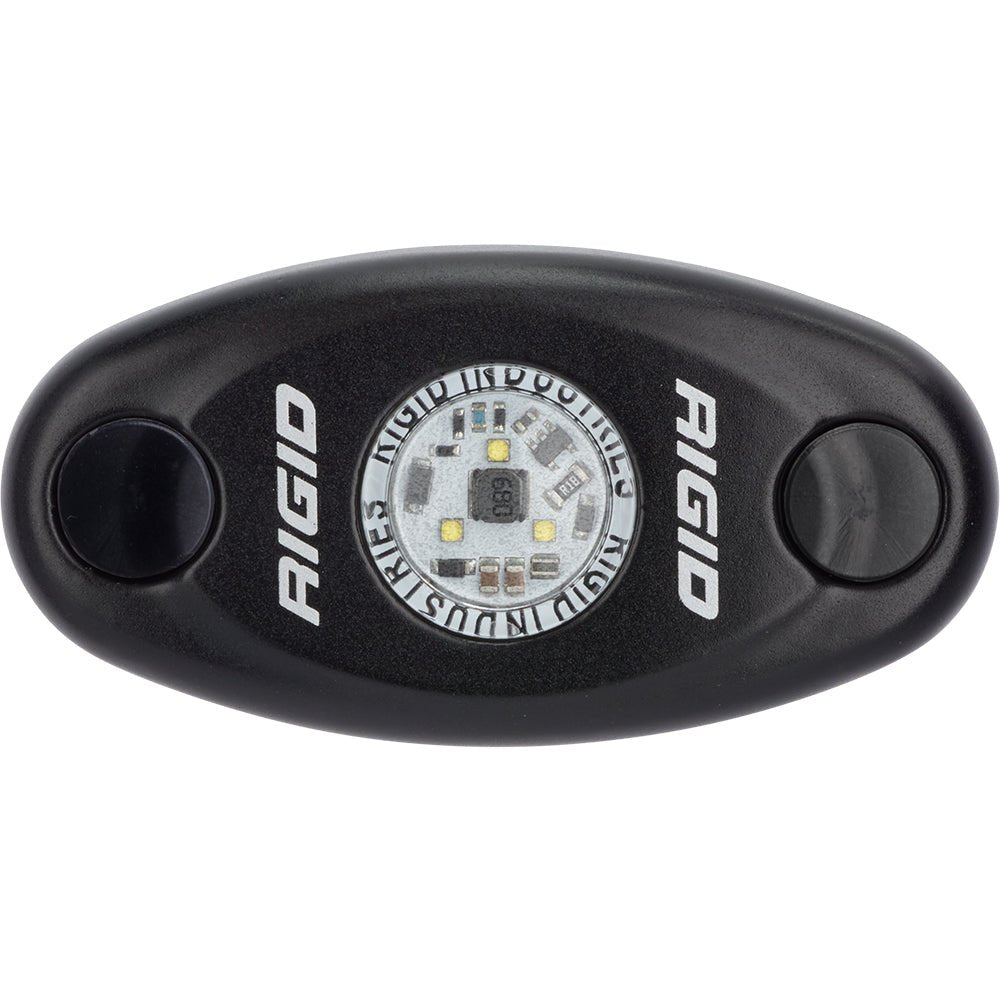 RIGID Industries A - Series Black Low Power LED Light - Single - Cool White - Get Tight Gear