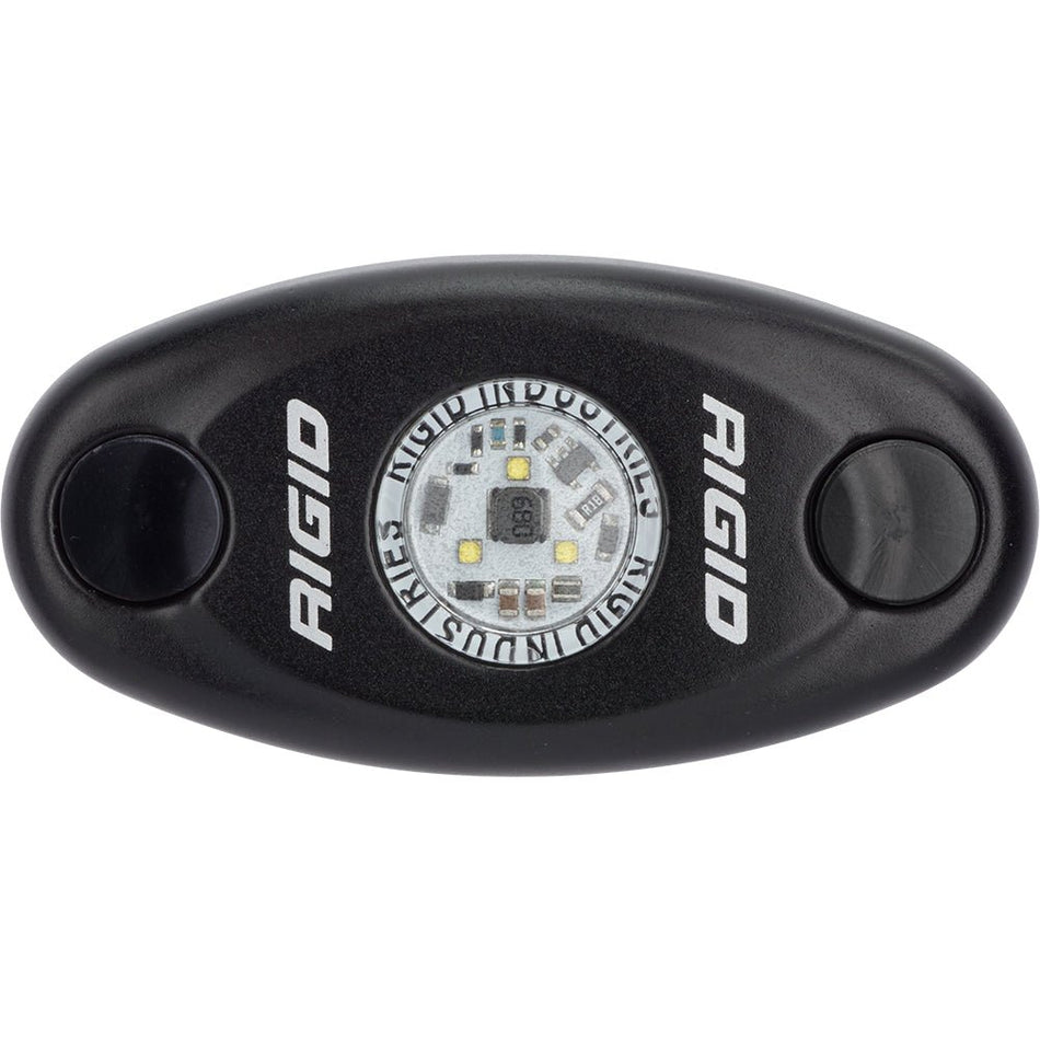 RIGID Industries A - Series Black Low Power LED Light - Single - Red - Get Tight Gear