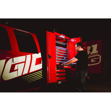 RIGID Industries A - Series Black Low Power LED Light - Single - Red - Get Tight Gear