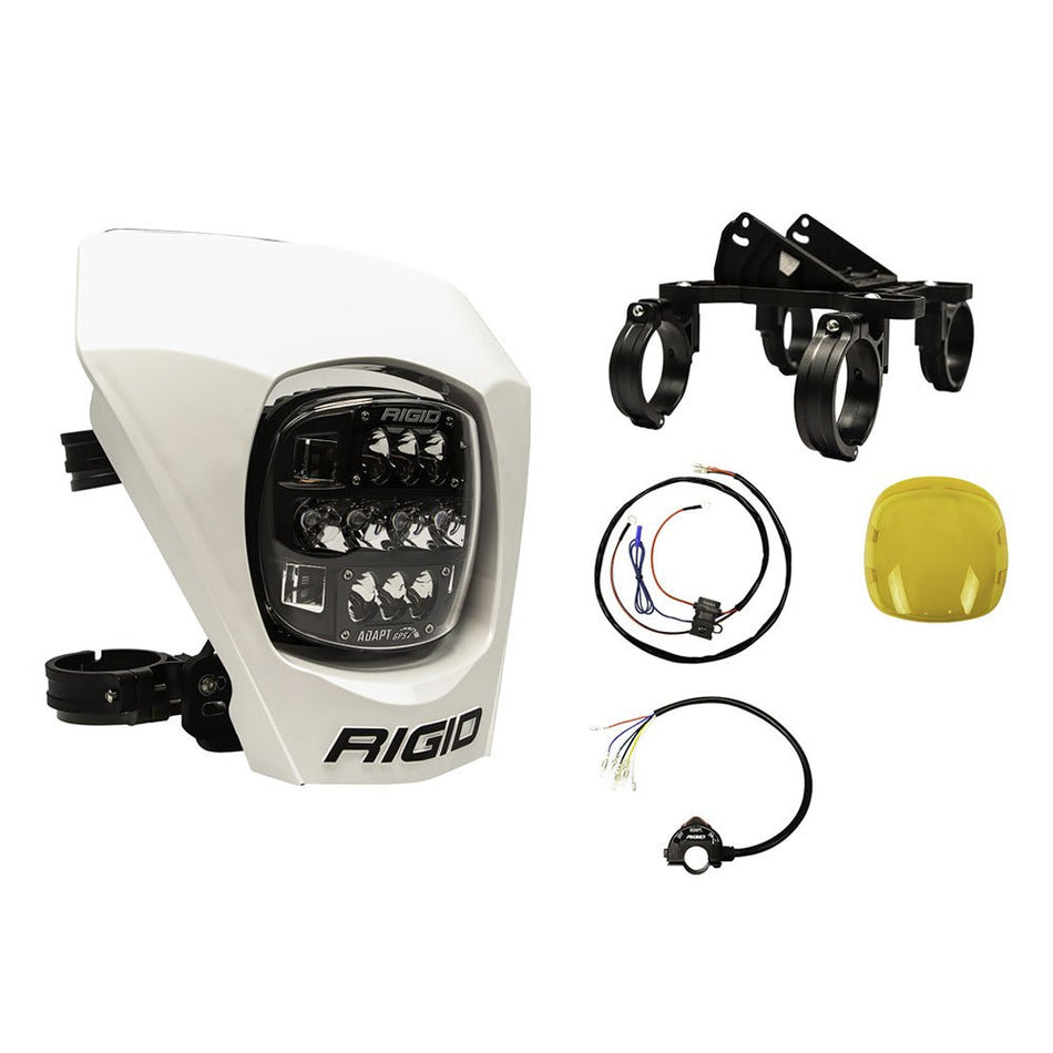 RIGID Industries Adapt XE Extreme Enduro LED Moto Kit - White - Get Tight Gear