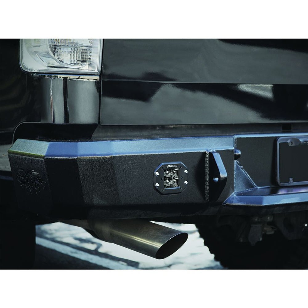 RIGID Industries D - Series PRO Flush Mount - Spot LED - Midnight Edition - Pair - Black - Get Tight Gear
