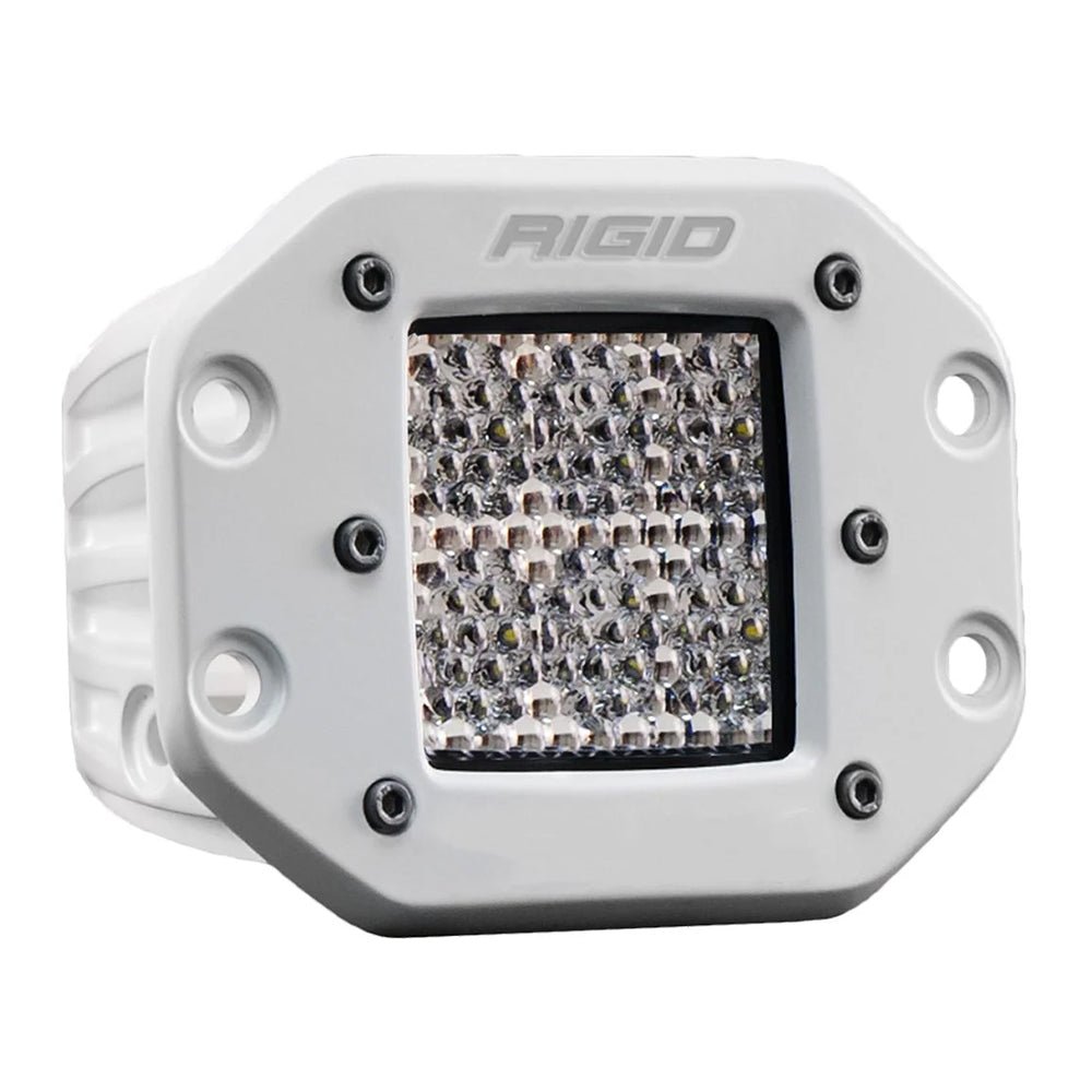 RIGID Industries D - Series PRO Hybrid Diffused Flush Mount White Light - Get Tight Gear