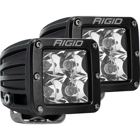 RIGID Industries D - Series PRO Hybrid - Spot LED - Pair - Black - Get Tight Gear