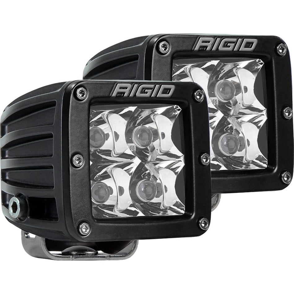 RIGID Industries D - Series PRO Hybrid - Spot LED - Pair - Black - Get Tight Gear