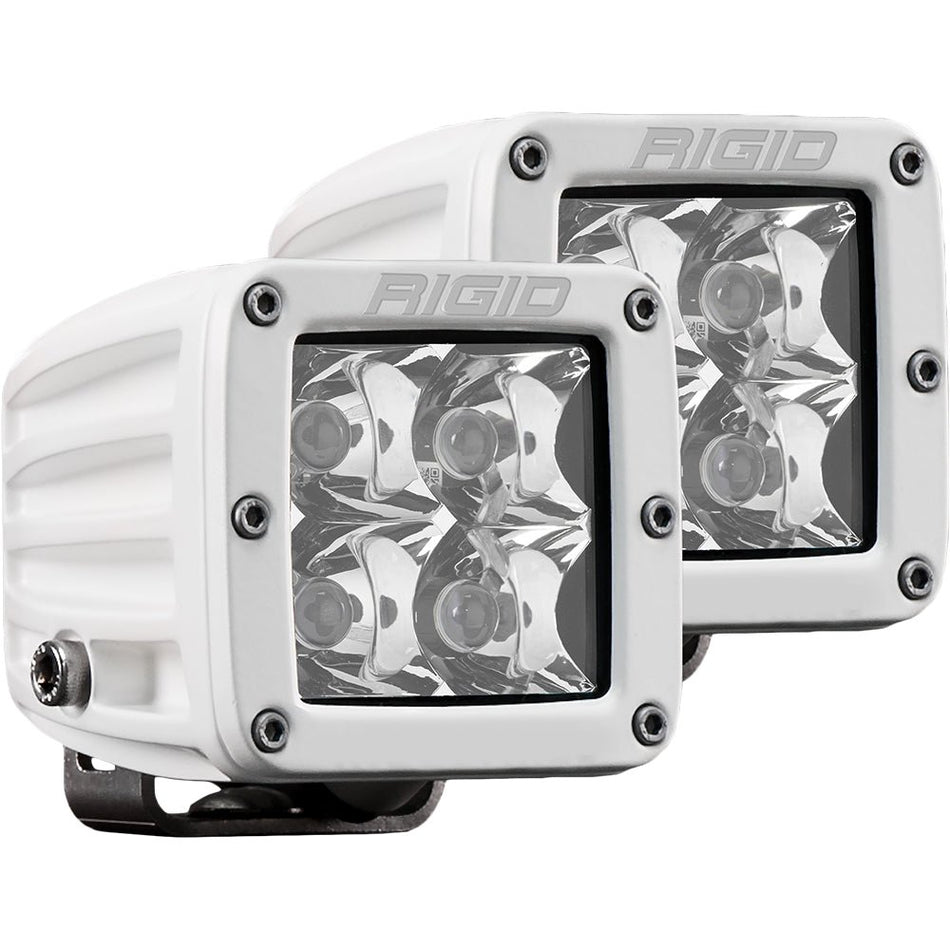 RIGID Industries D - Series PRO Hybrid - Spot LED - Pair - White - Get Tight Gear