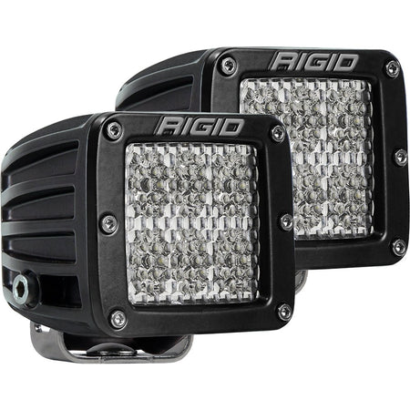 RIGID Industries D - Series PRO Specter - Diffused LED - Pair - Black - Get Tight Gear