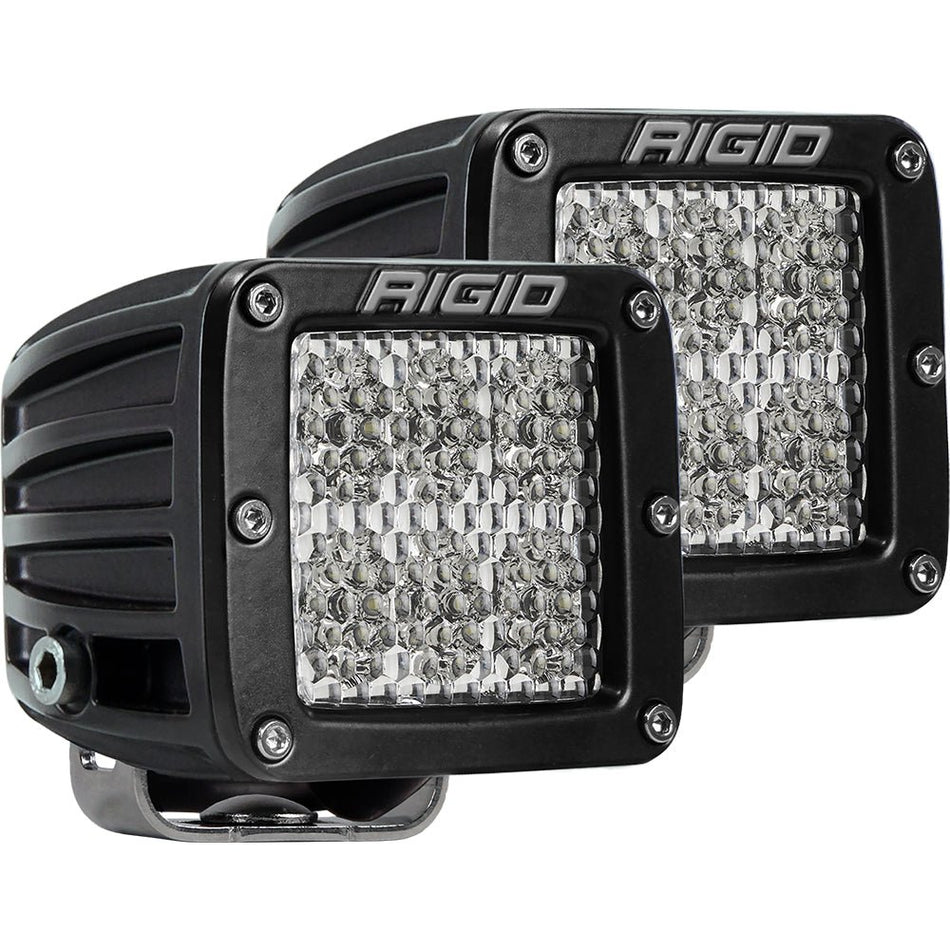 RIGID Industries D - Series PRO Specter - Diffused LED - Pair - Black - Get Tight Gear