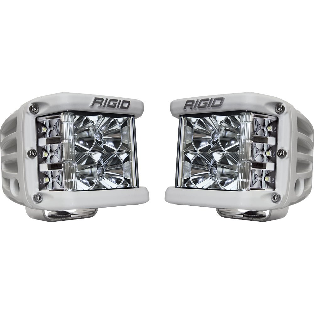 RIGID Industries D - SS PRO Flood LED Surface Mount - Pair - White - Get Tight Gear
