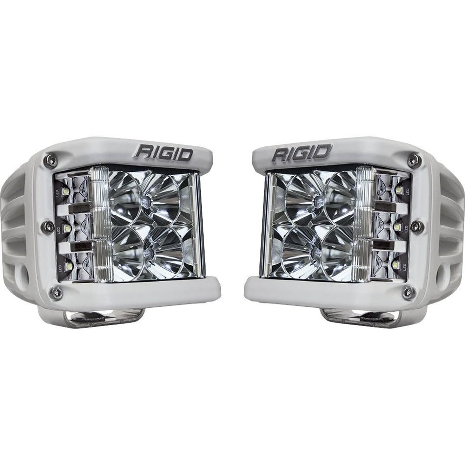 RIGID Industries D - SS PRO Flood LED Surface Mount - Pair - White - Get Tight Gear