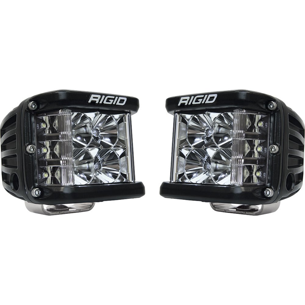 RIGID Industries D - SS Series PRO Flood LED Surface Mount - Pair - Black - Get Tight Gear