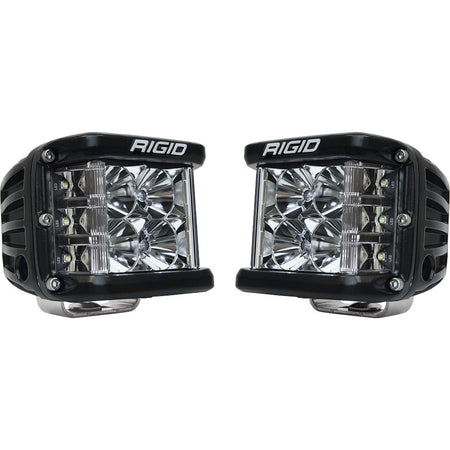 RIGID Industries D - SS Series PRO Flood LED Surface Mount - Pair - Black - Get Tight Gear