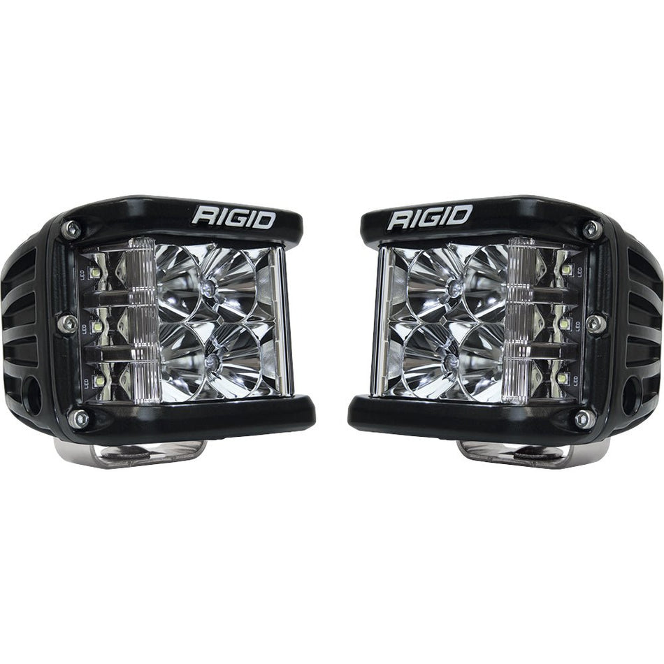 RIGID Industries D - SS Series PRO Flood LED Surface Mount - Pair - Black - Get Tight Gear