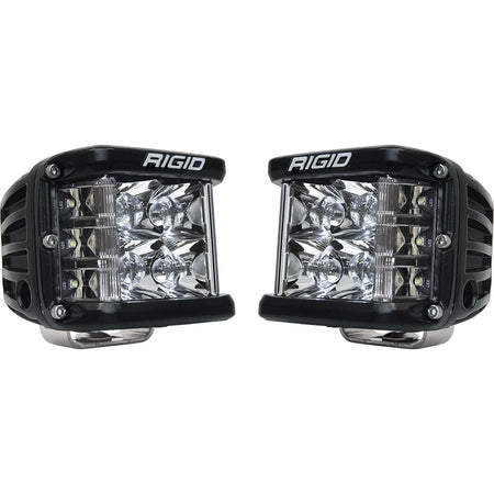 RIGID Industries D - SS Series PRO Spot Surface Mount - Pair - Black - Get Tight Gear