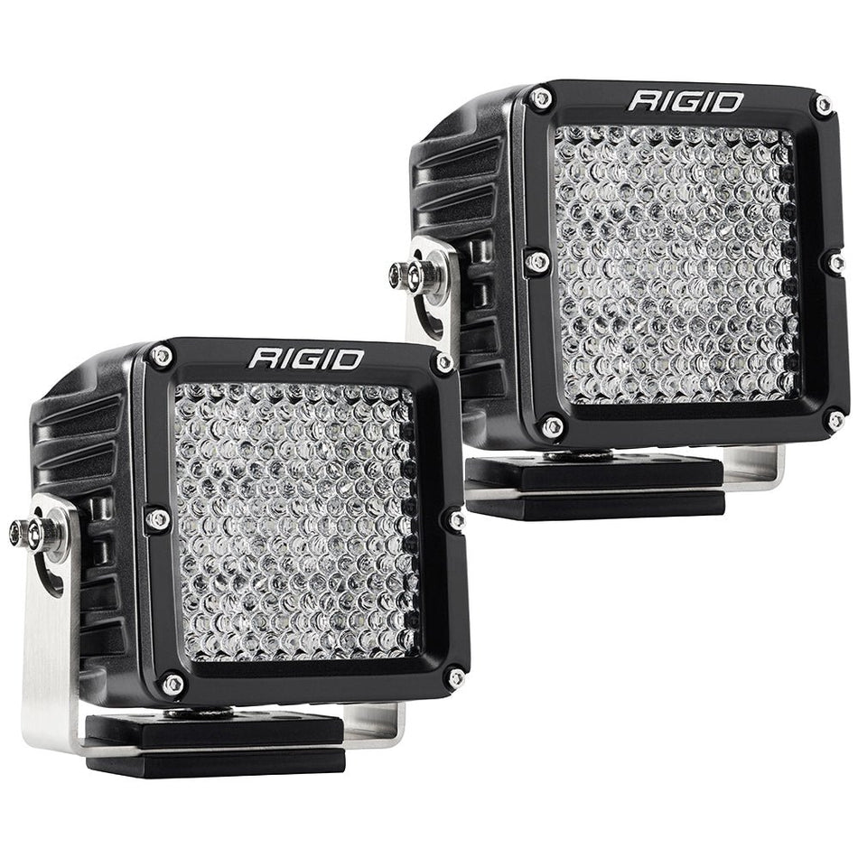 RIGID Industries D - XL PRO Diffused - Pair - Black - Get Tight Gear