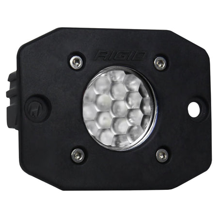 RIGID Industries Ignite Flush Mount Diffused - Single - Black - Get Tight Gear