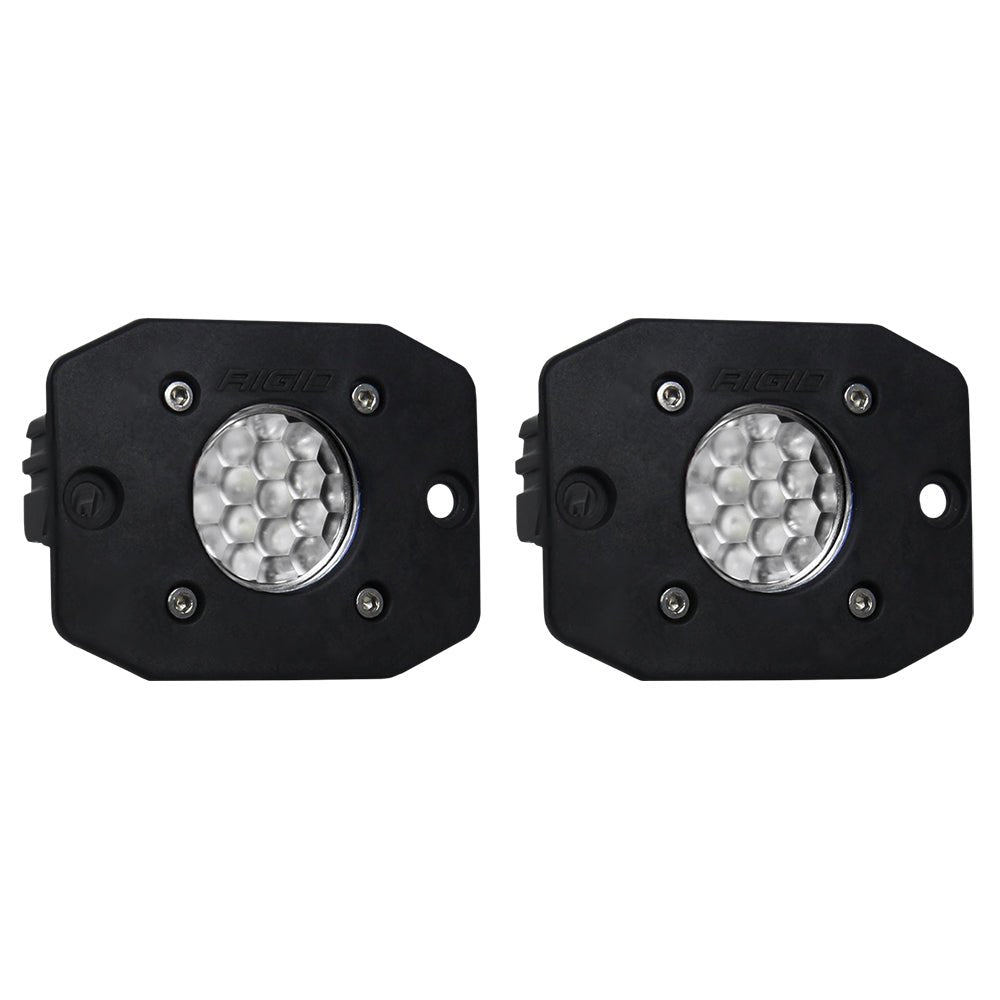 RIGID Industries Ignite Flush Mount Flood - Black - Get Tight Gear
