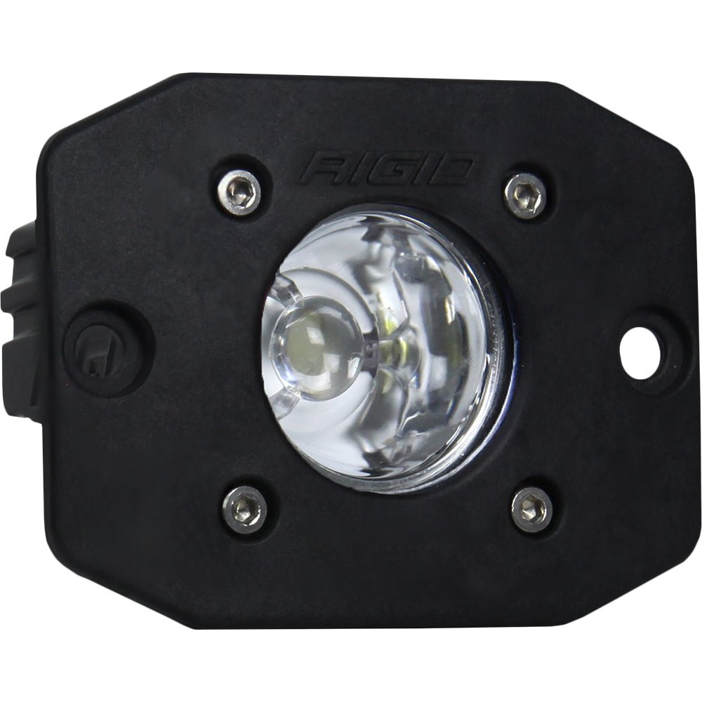 RIGID Industries Ignite Flush Mount Flood - Single - Black - Get Tight Gear