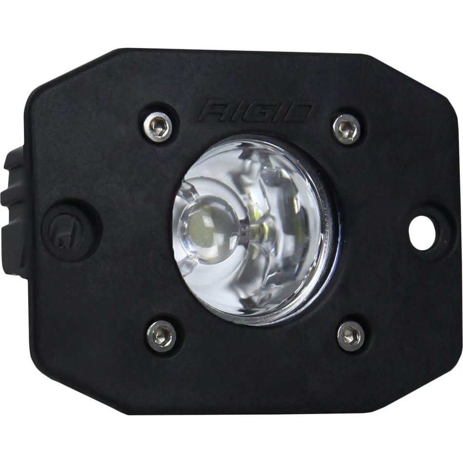 RIGID Industries Ignite Flush Mount Flood - Single - Black - Get Tight Gear