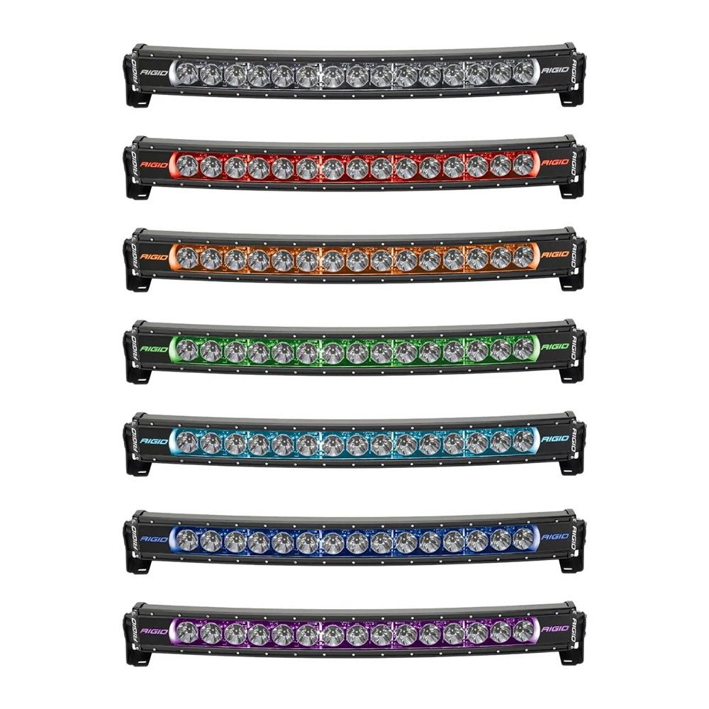 RIGID Industries Radiance + Curved 40" Light Bar - RGBW - Get Tight Gear