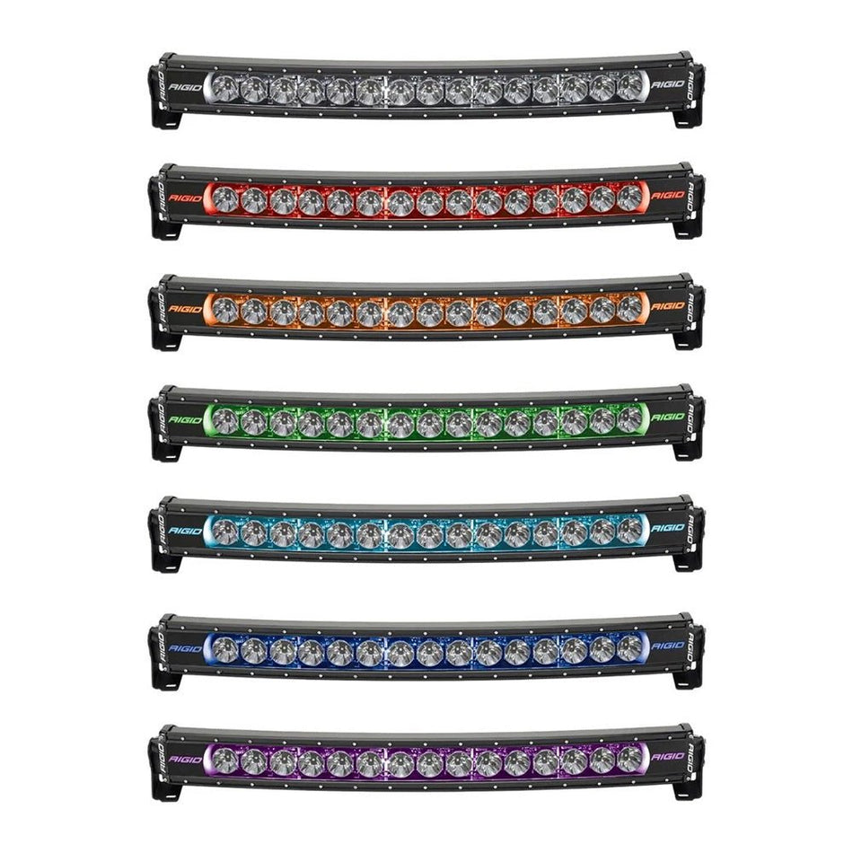 RIGID Industries Radiance + Curved 40" Light Bar - RGBW - Get Tight Gear