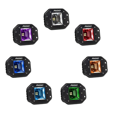 RIGID Industries Radiance Scene - RGBW - Flush Mount - Pair - Get Tight Gear