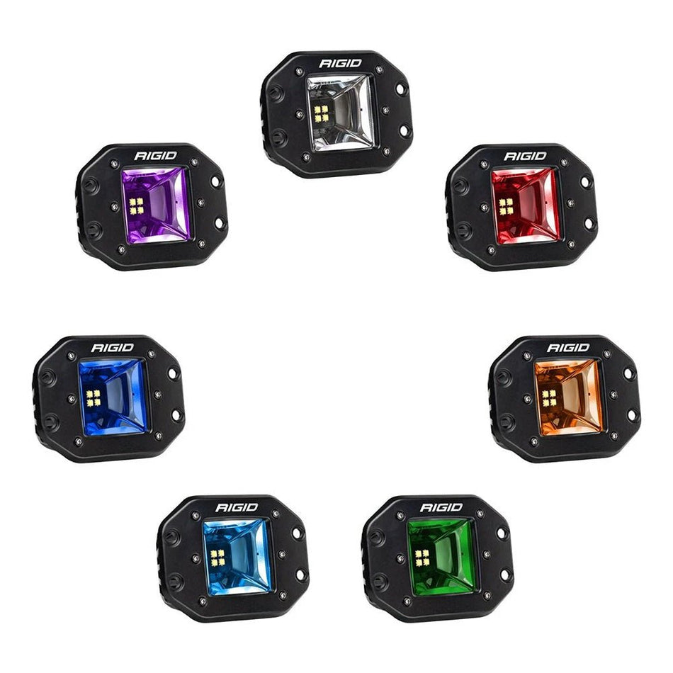 RIGID Industries Radiance Scene - RGBW - Flush Mount - Pair - Get Tight Gear