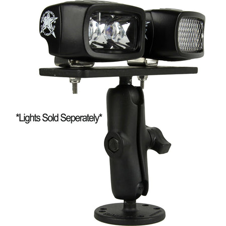 RIGID Industries RAM Bolt Down 3.7" Arm - 6.25" x 2" Plate - Get Tight Gear