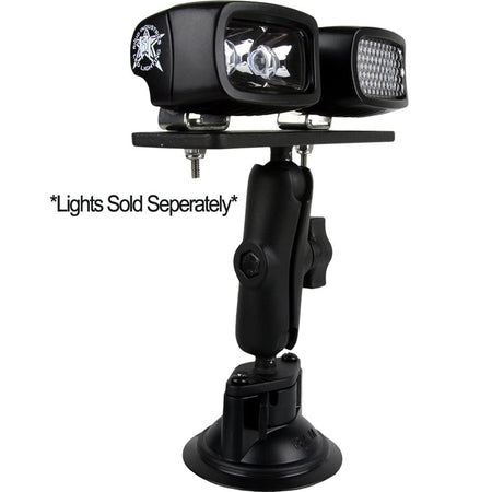 RIGID Industries RAM Suction 3.7" Arm - 6.25" x 2" Plate - Get Tight Gear