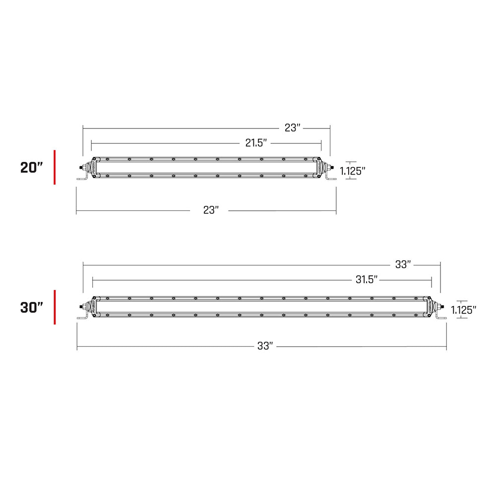 RIGID Industries SAE Compliant SR - SRS 20" Light Bar - Black - Get Tight Gear