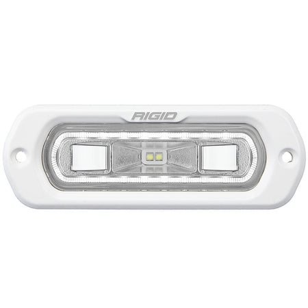 RIGID Industries SR - L Series Marine Spreader Light - White Flush Mount - White Light w/White Halo - Get Tight Gear
