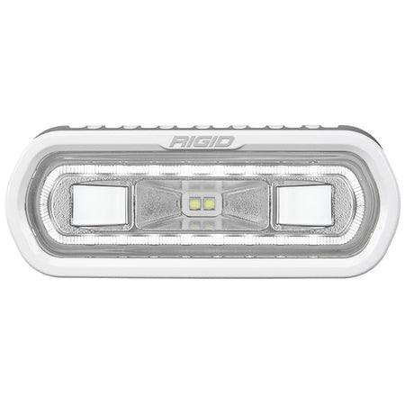 RIGID Industries SR - L Series Marine Spreader Light - White Surface Mount - White Light w/White Halo - Get Tight Gear