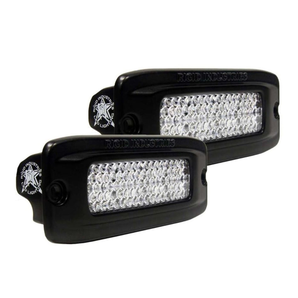 RIGID Industries SR - Q PRO Back Light Kit - Flush Mount Diffused - Pair - Black - Get Tight Gear
