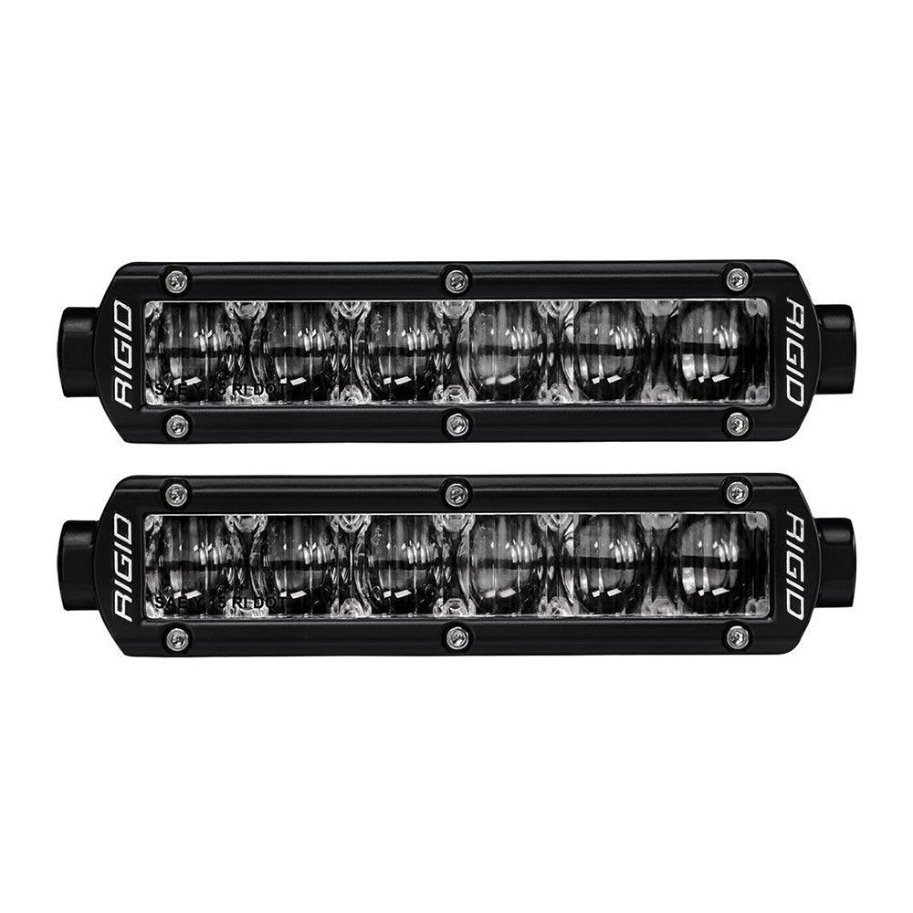 RIGID Industries SR - Series 6" SAE Fog Light - Compliant Pair - Get Tight Gear