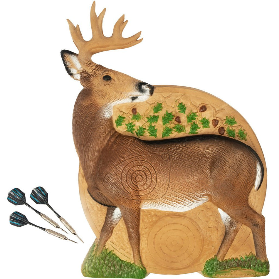 Rinehart Game Room Dartboard Whitetail - Get Tight Gear