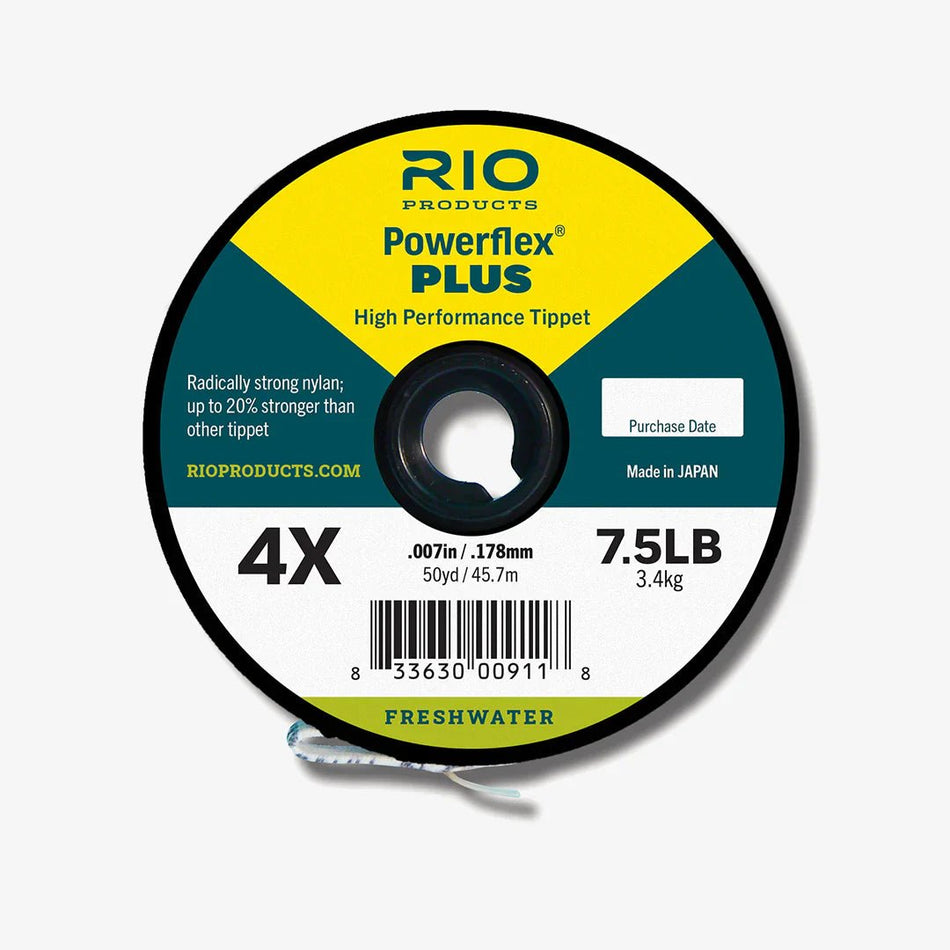 RIO PowerFlex Plus Strong Tippet - 50 Yard Spools - Get Tight Gear