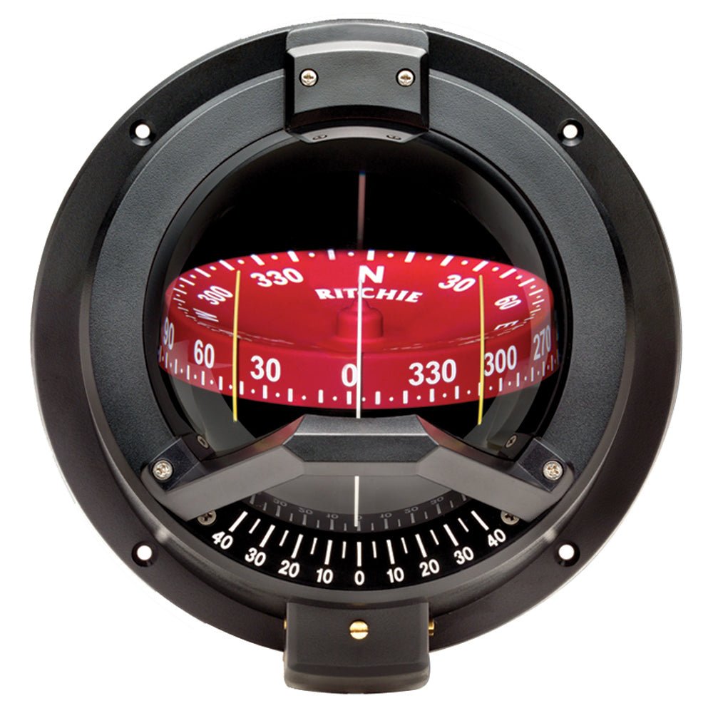 Ritchie BN - 202 Navigator Compass - Bulkhead Mount - Black - Get Tight Gear