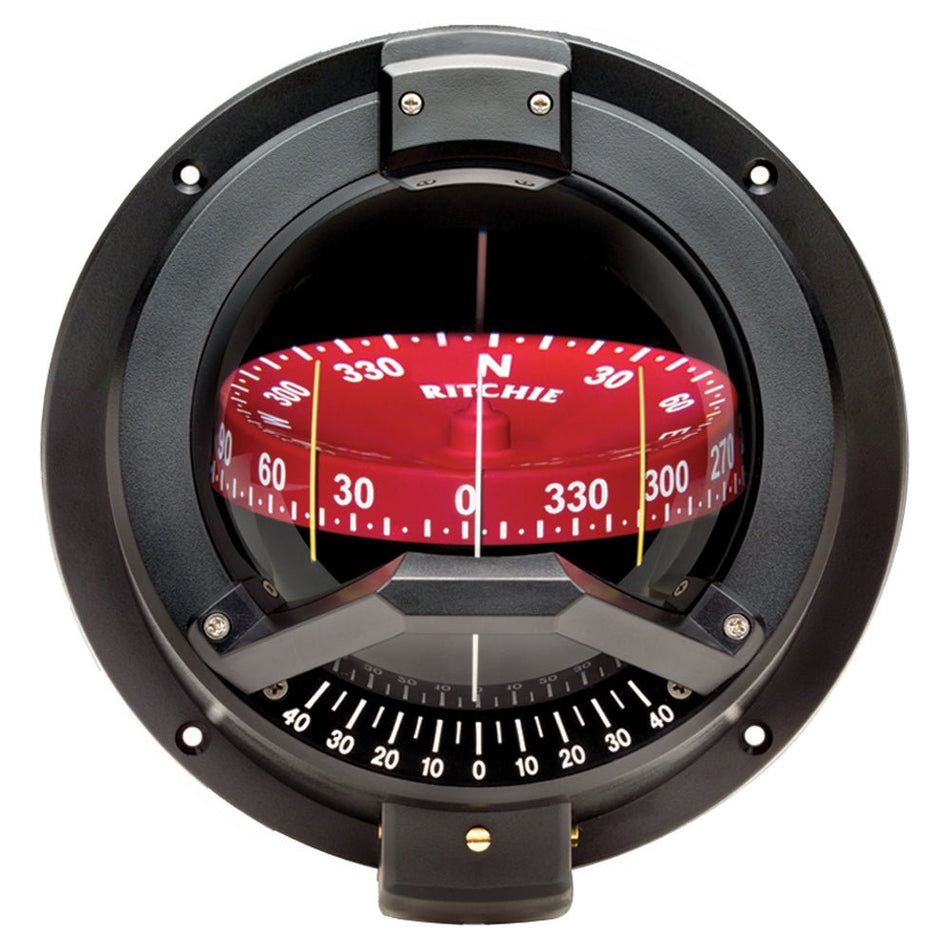 Ritchie BN - 202 Navigator Compass - Bulkhead Mount - Black - Get Tight Gear