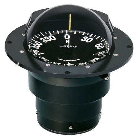 Ritchie FB - 500 Globemaster Compass - Flush Mount - Black - 12V - 5 Degree Card - Get Tight Gear