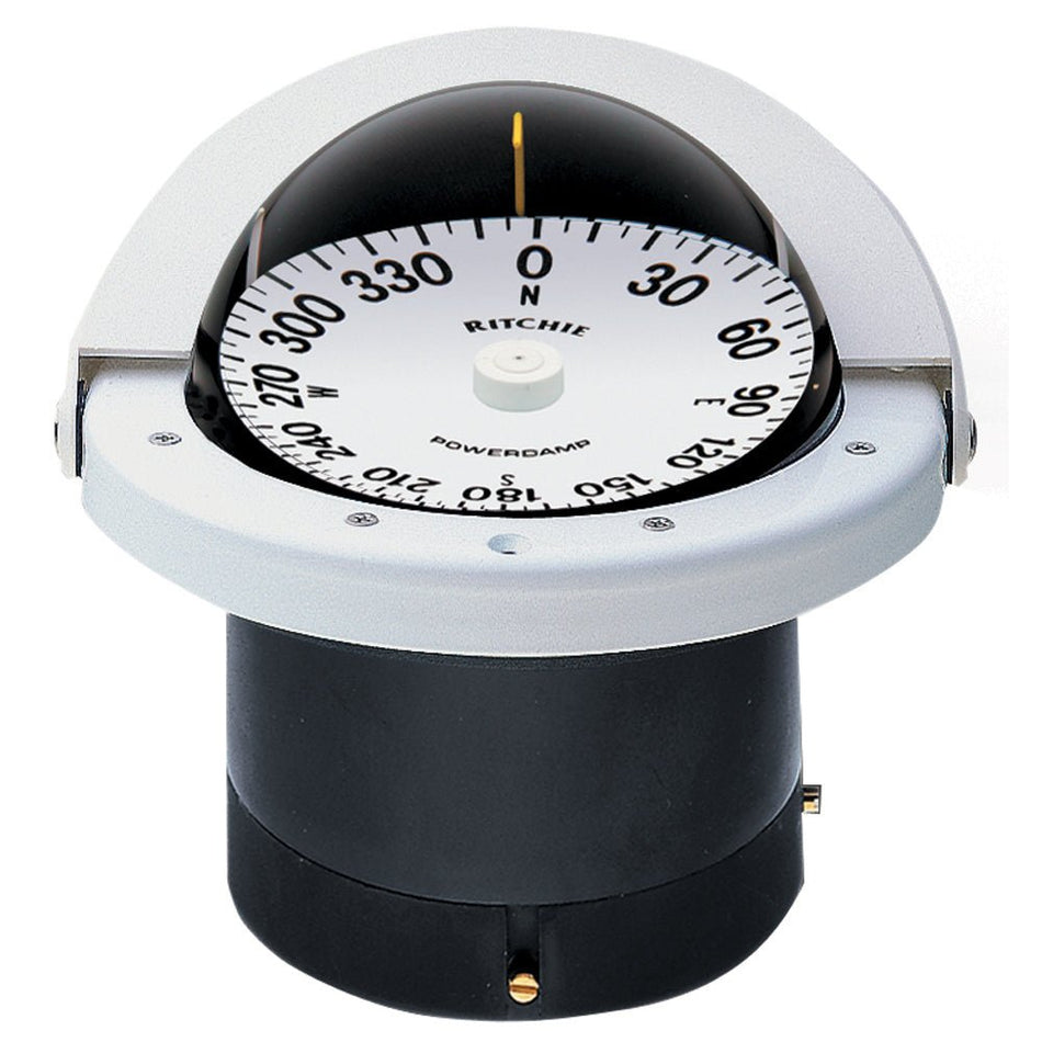 Ritchie FN - 201W Navigator Compass - Flush Mount - White - Get Tight Gear