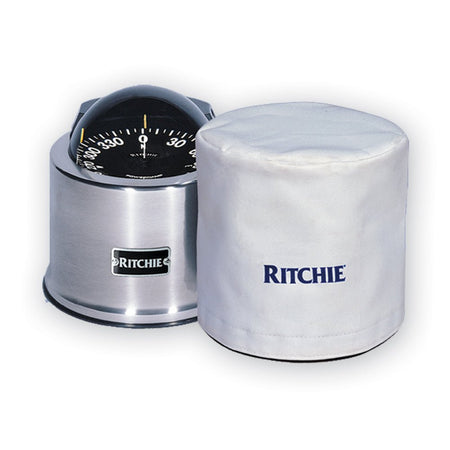 Ritchie GM - 5 - C 5" GlobeMaster Binnacle Mount Compass Cover - White - Get Tight Gear